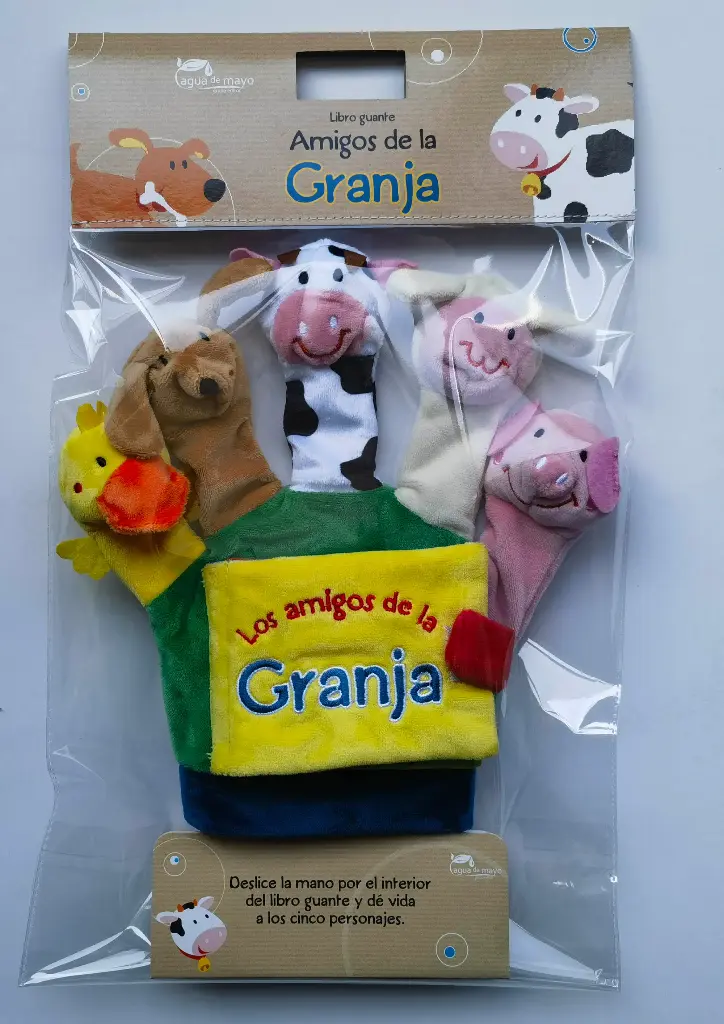 Children's picture books, finger puppet glove farm