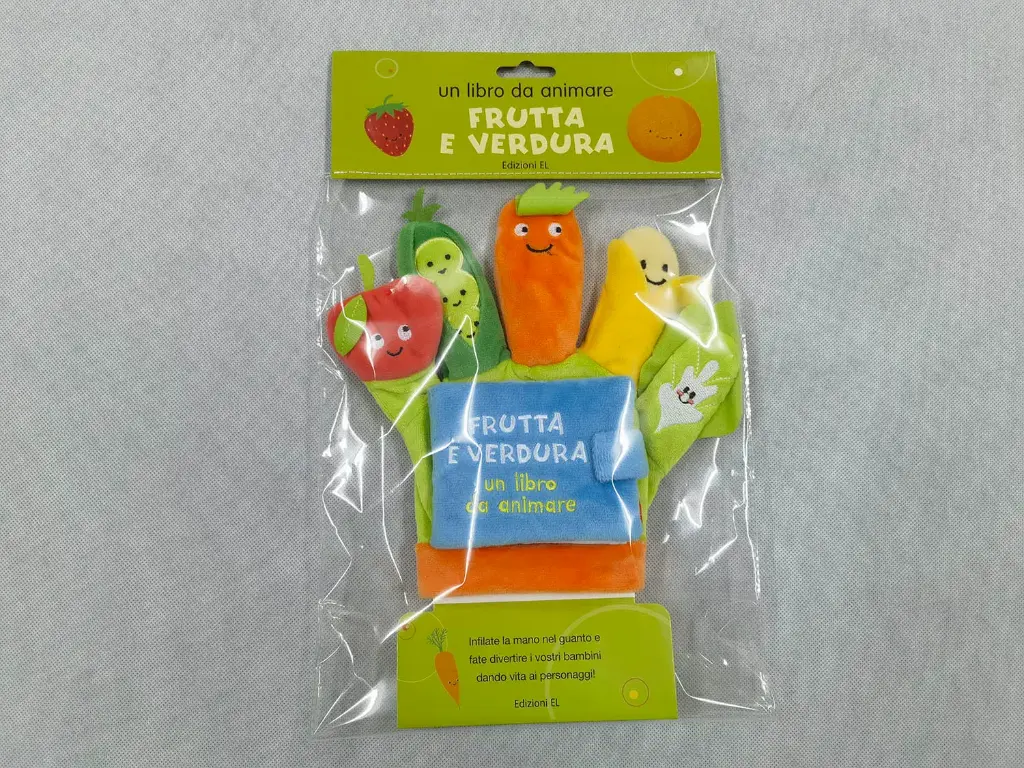 Children's picture books, finger puppet glove - vegetable(five a day)