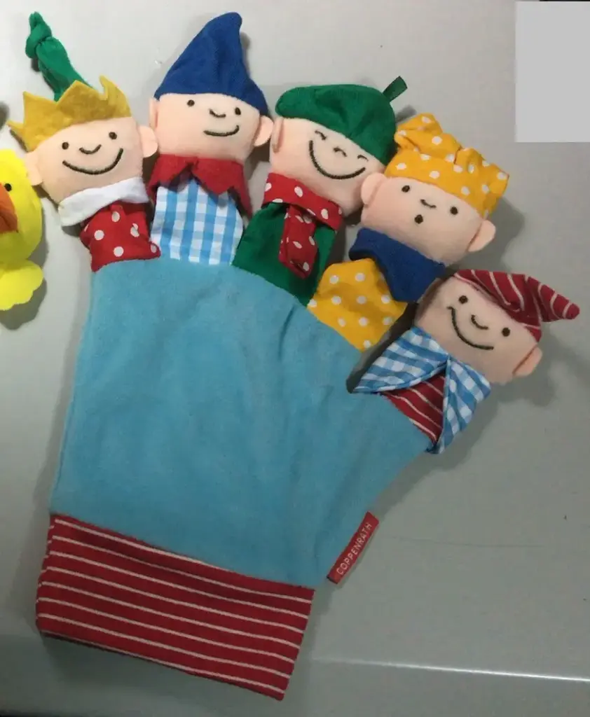 Children's picture books, finger puppet glove - Zappelmanner
