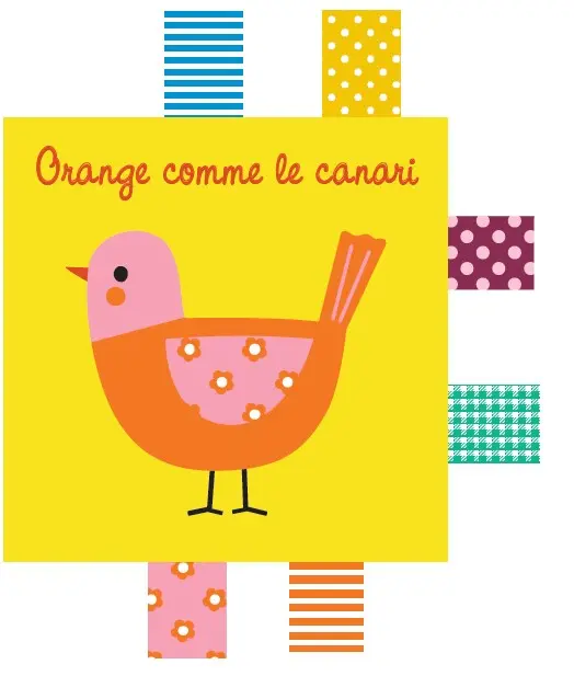 Children's picture books, Happy color - pink bird