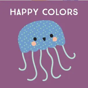 Children's picture books, Happy color - Jellyfish