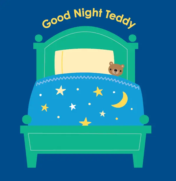 Childen's picture books, Goodnight teddy with toy