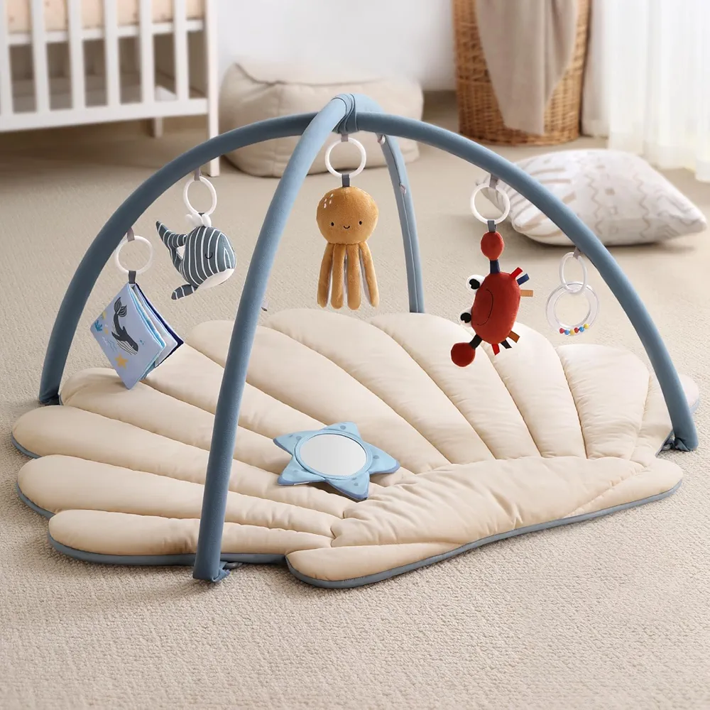 [6013] Baby gym & activity mat, shell shape