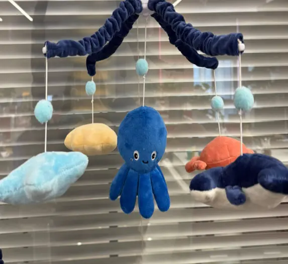 [JM-054] Baby crib mobile with music，actopus