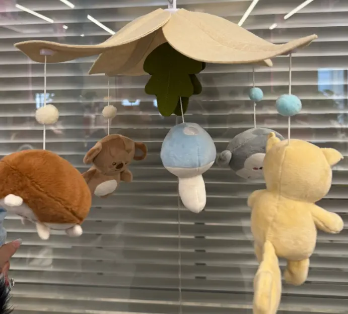 [JM-056] Baby crib mobile with music，Blue bear