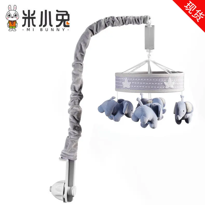 [3002] Baby crib mobile with music, elephant