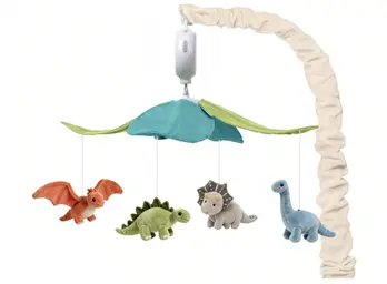 [Dinosau R11] Baby crib mobile with music, dinosau