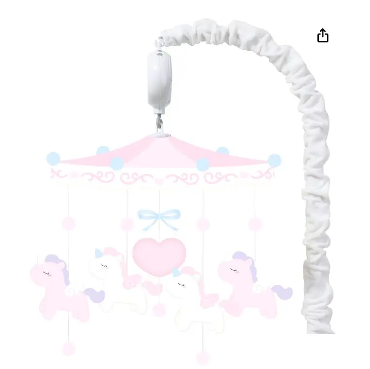 [JM-002] Baby crib mobile with music,