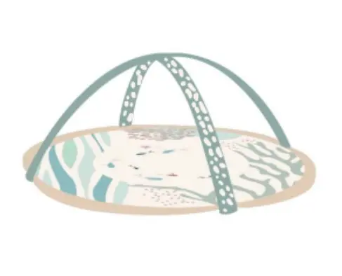 Baby Gym & activity mat, square