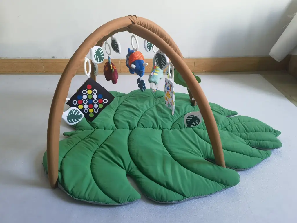 [NS-019] Baby Gym & activity mat, green leaf