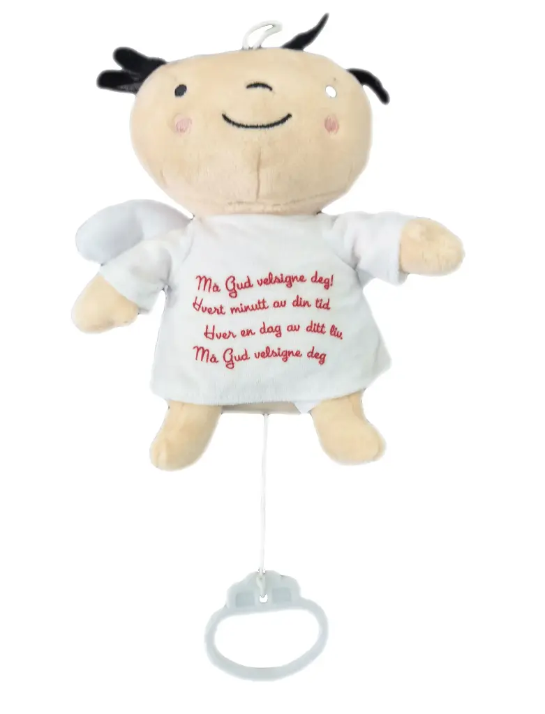 Stuffed toys, musical angel with pull string switch, IKO