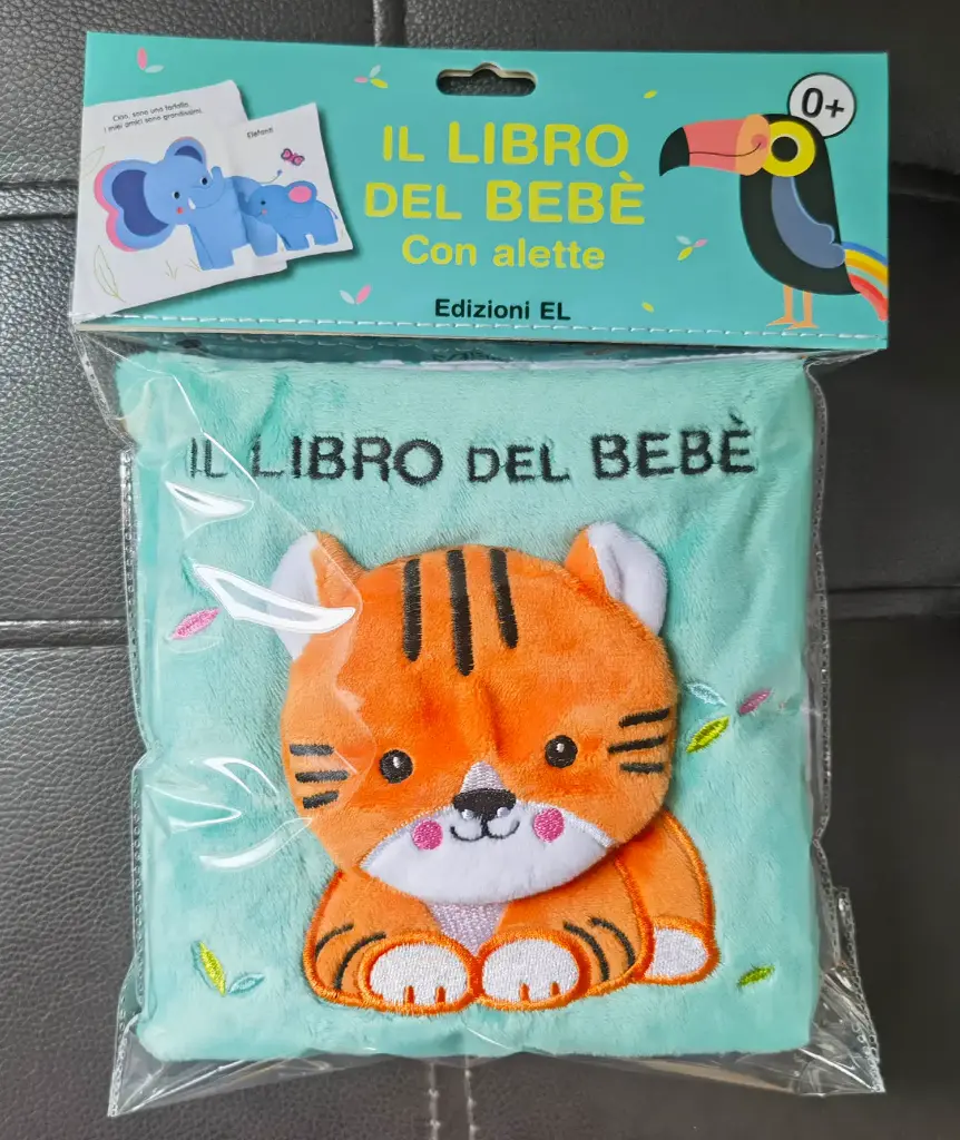 Flip flap clothbook, bunny, tiger