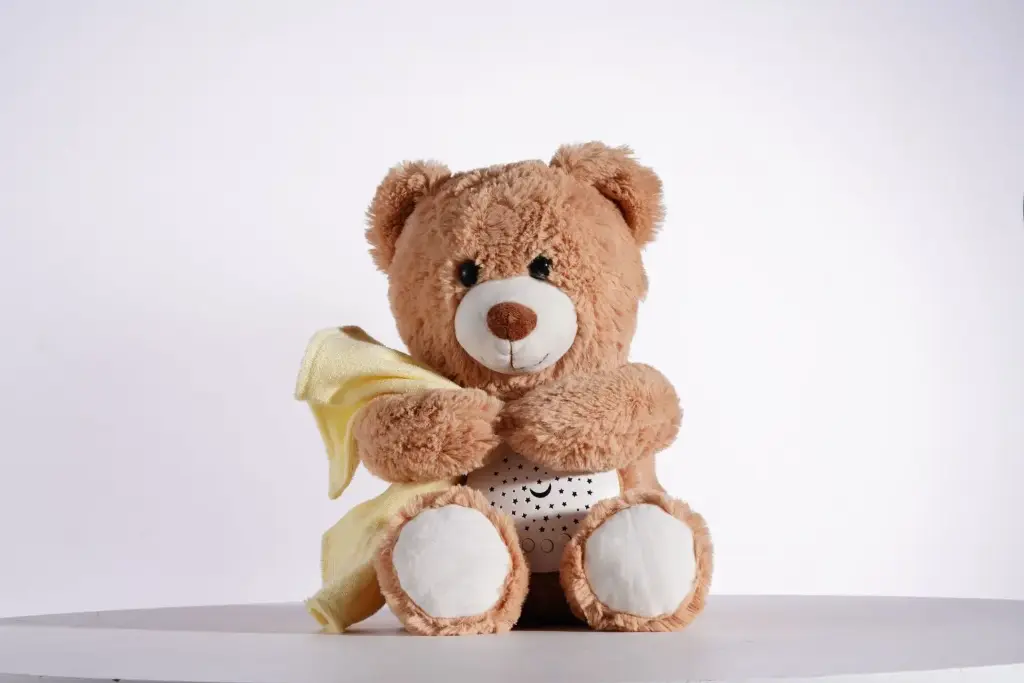 Baby sleep soother, mom's heart beat toy Teddy bear